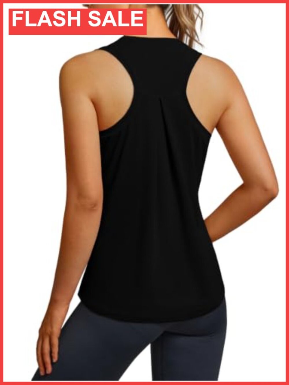 Women's Racerback Tank Top Loose Fit Quick Dry Workout Running Shirt